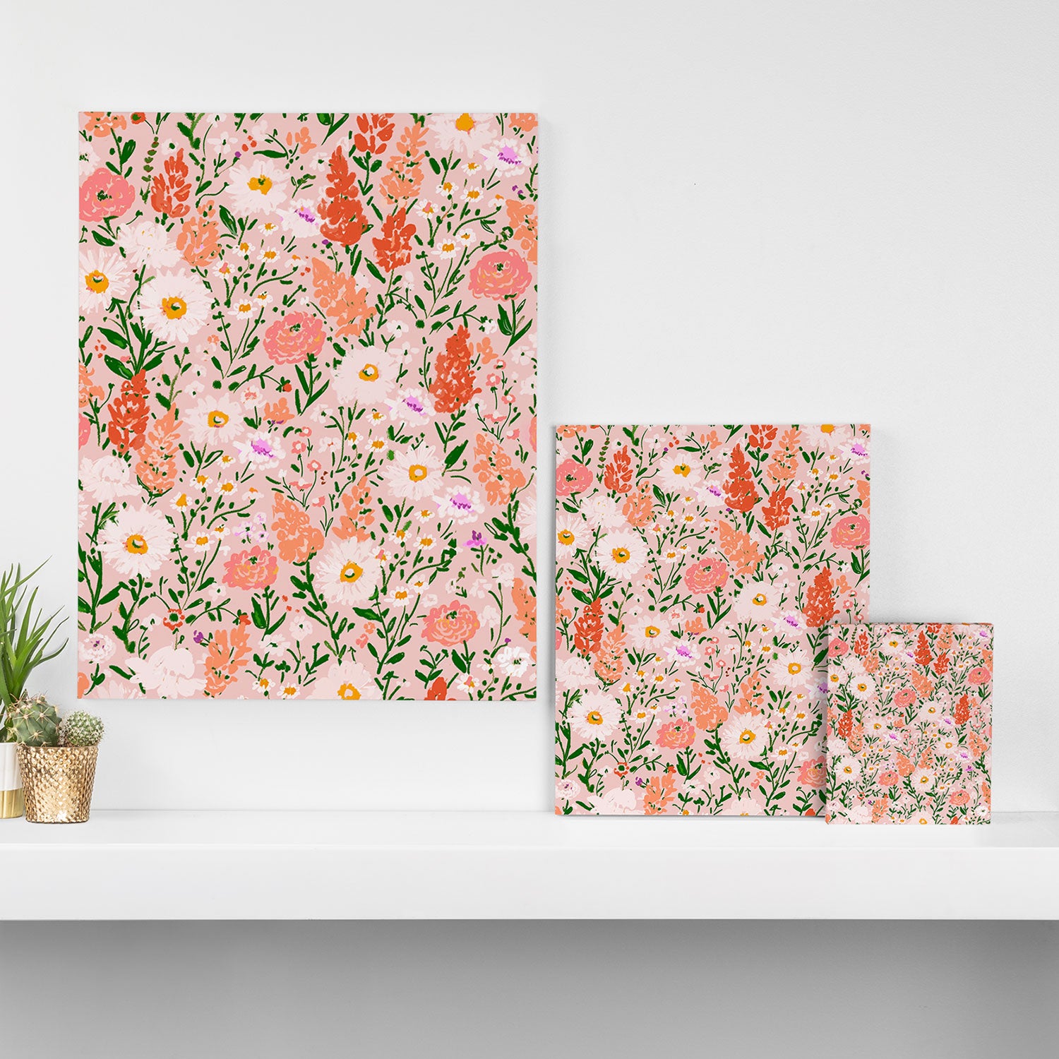 Late Summer Floral Canvas Print Gallery Image 3