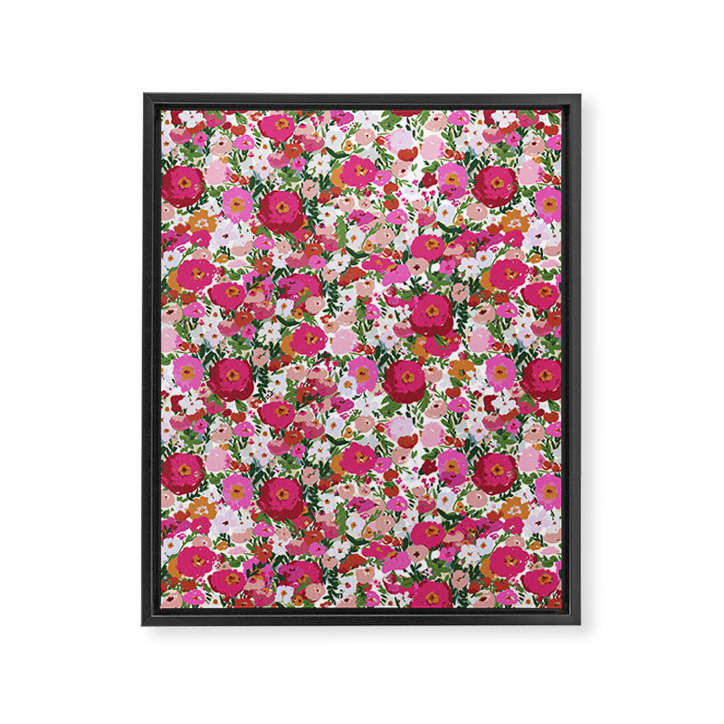 Never too many flowers Framed Canvas Print Gallery Image 8