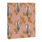 Paisley Tiger - soft pink & gold Canvas Print Gallery Image 8