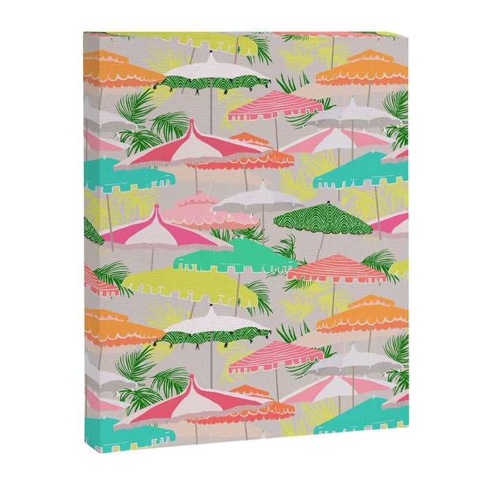 Palm Springs - poolside Canvas Print Gallery Image 1