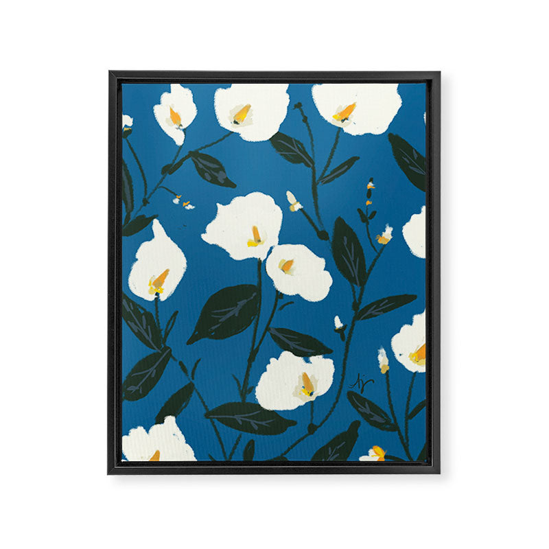 Peace Lilies Framed Canvas Print Gallery Image 6