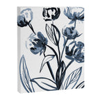 peonies blue Canvas Print Gallery Image 6