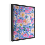 Periwinkle Garden Framed Canvas Print Gallery Image 2