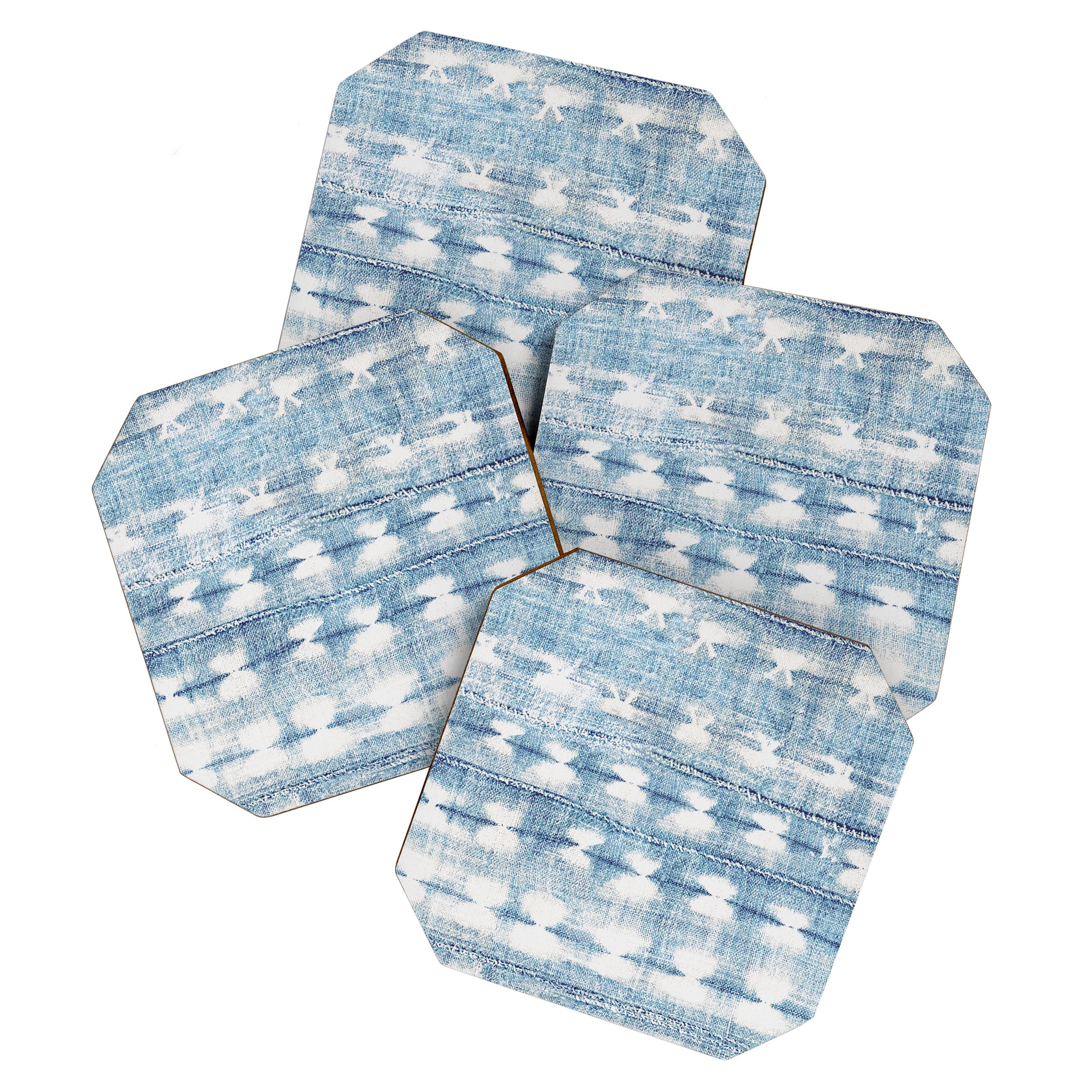 Rustic Indigo Coaster Gallery Image 1