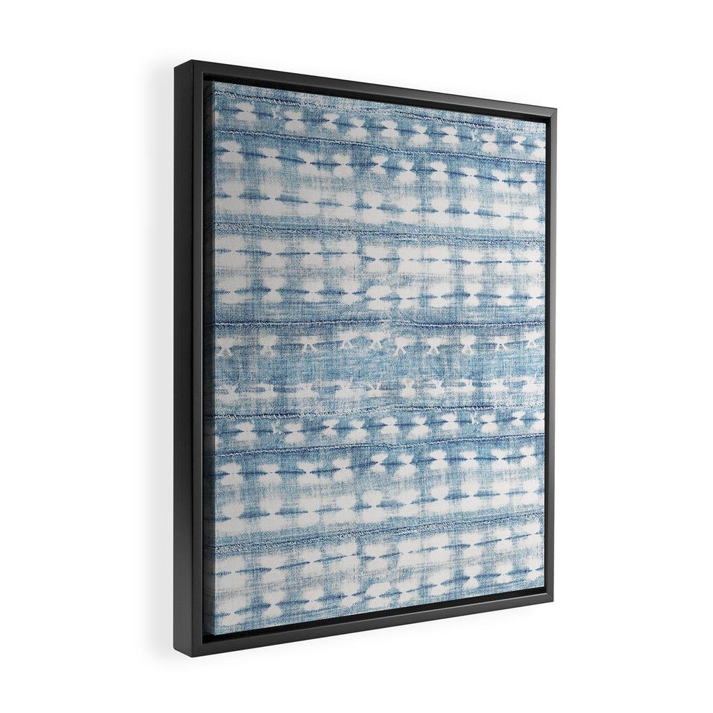 Rustic Indigo Framed Canvas Print Gallery Image 2