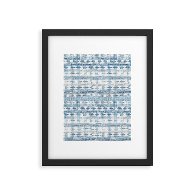 Rustic Indigo Framed Art Print Gallery Image 6
