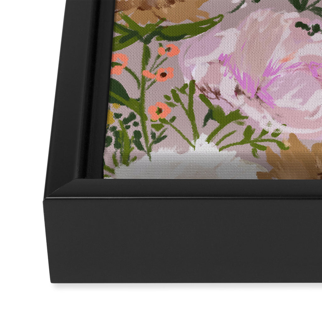Summer Bouquet Framed Canvas Print Gallery Image 3