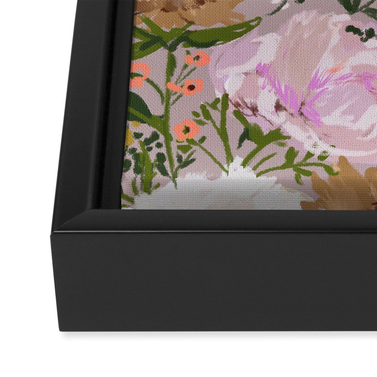 Summer Bouquet Framed Canvas Print Gallery Image 3