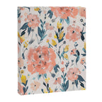 Tropical Coral Floral Canvas Print Gallery Image 8
