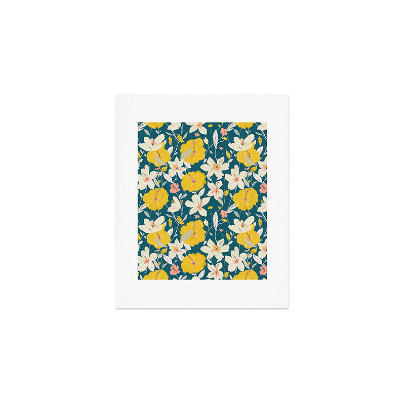 tropical hibiscus Art Print Gallery Image 1