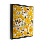 Yellow roaming wildflowers Framed Canvas Print Gallery Image 2
