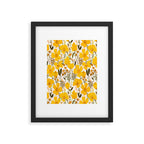 Yellow roaming wildflowers Framed Art Print Gallery Image 4