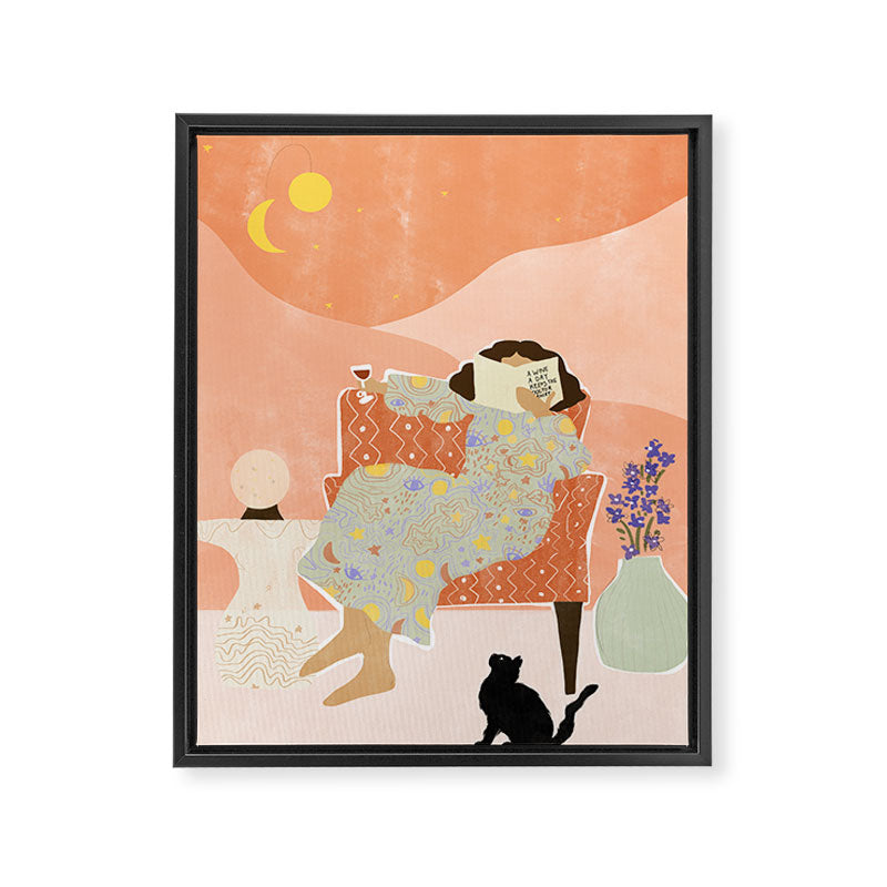 A Wine a Day Framed Canvas Print Gallery Image 6