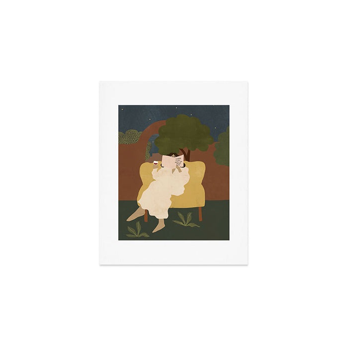 A wine a day keeps the doctor away Art Print Gallery Image 1