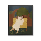A wine a day keeps the doctor away Framed Canvas Print Gallery Image 6