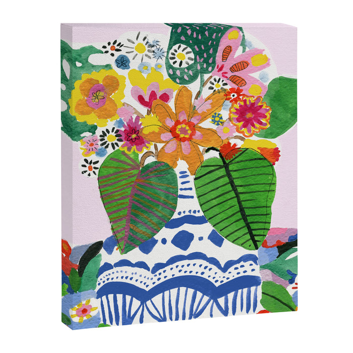 Abstract Flower Bouquet Canvas Print Gallery Image 1
