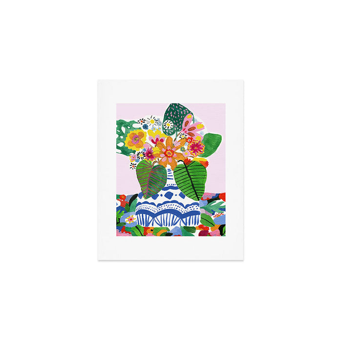 Abstract Flower Bouquet Art Print Gallery Image 1