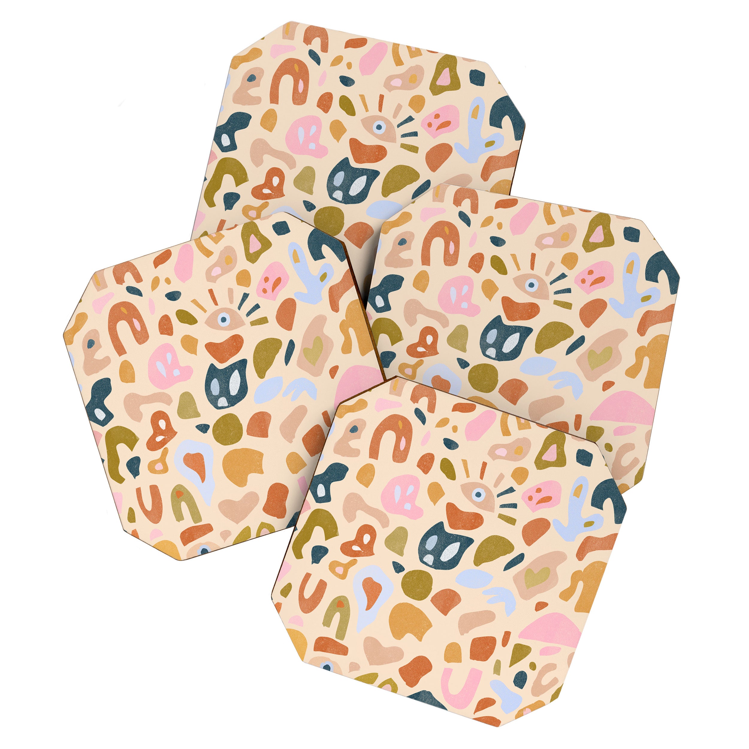 Abstract Paper Cuts Coaster Gallery Image 1