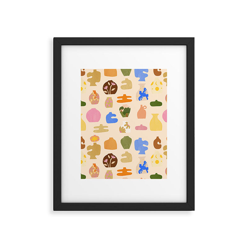 Abstract Vases Framed Art Print Gallery Image 5