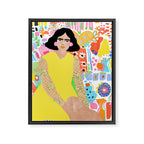 All Over The Place Framed Canvas Print Gallery Image 6