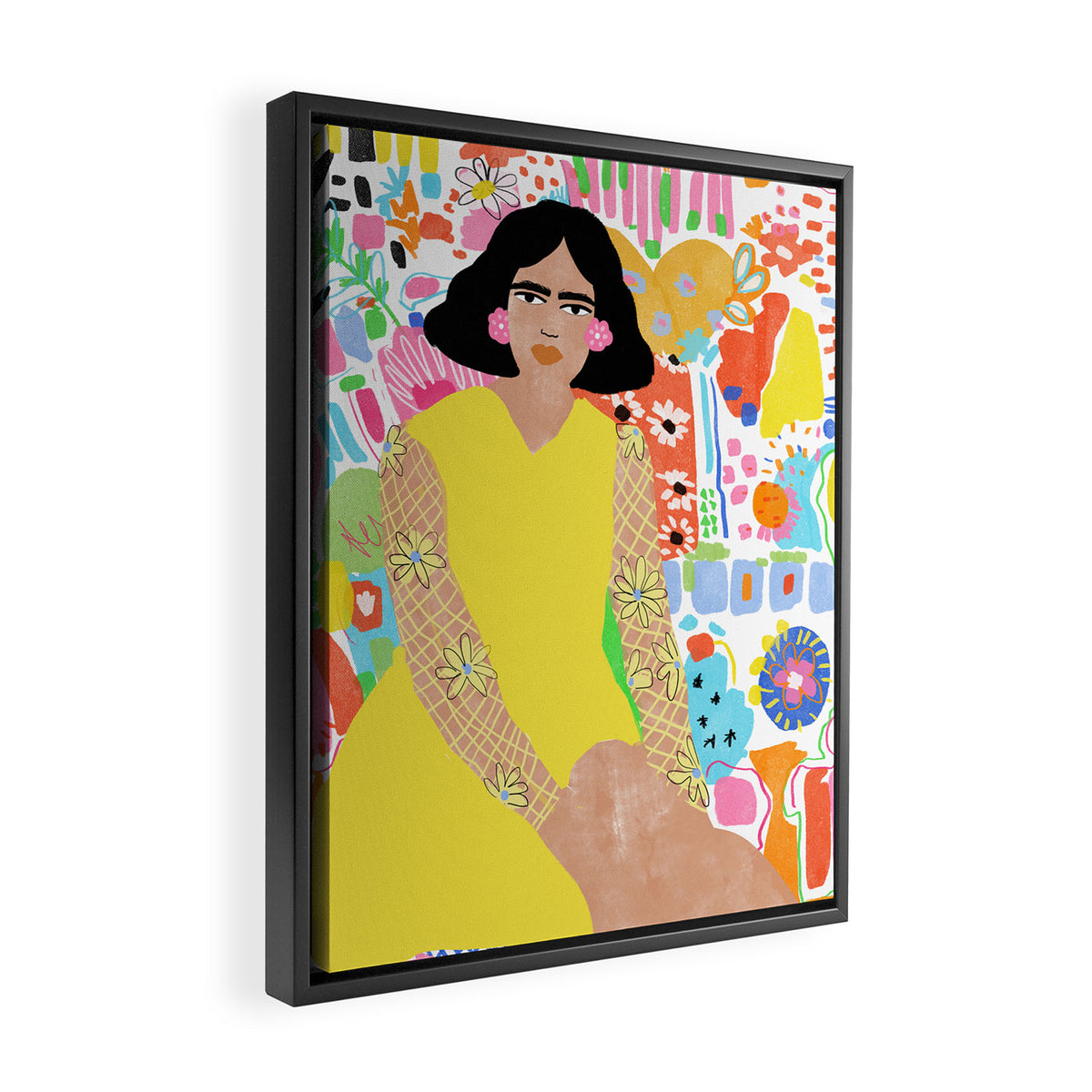 All Over The Place Framed Canvas Print Gallery Image 2
