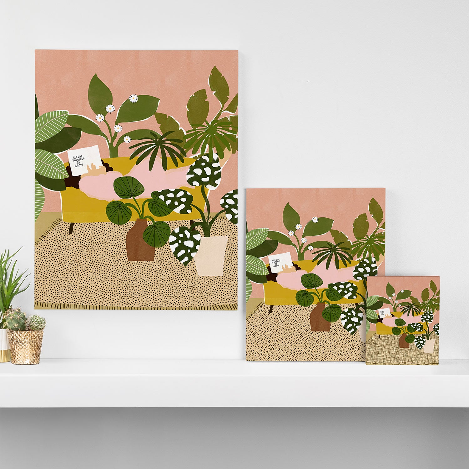 Allow Yourself To Grow Canvas Print Gallery Image 3