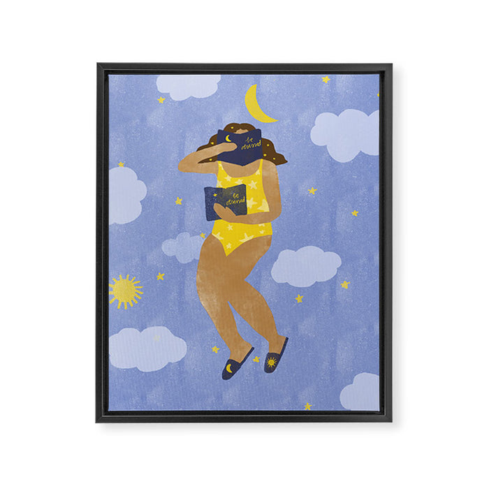 "Be Obsessed" inspired by Kat Schneider, Ritual Framed Canvas Print Gallery Image 1