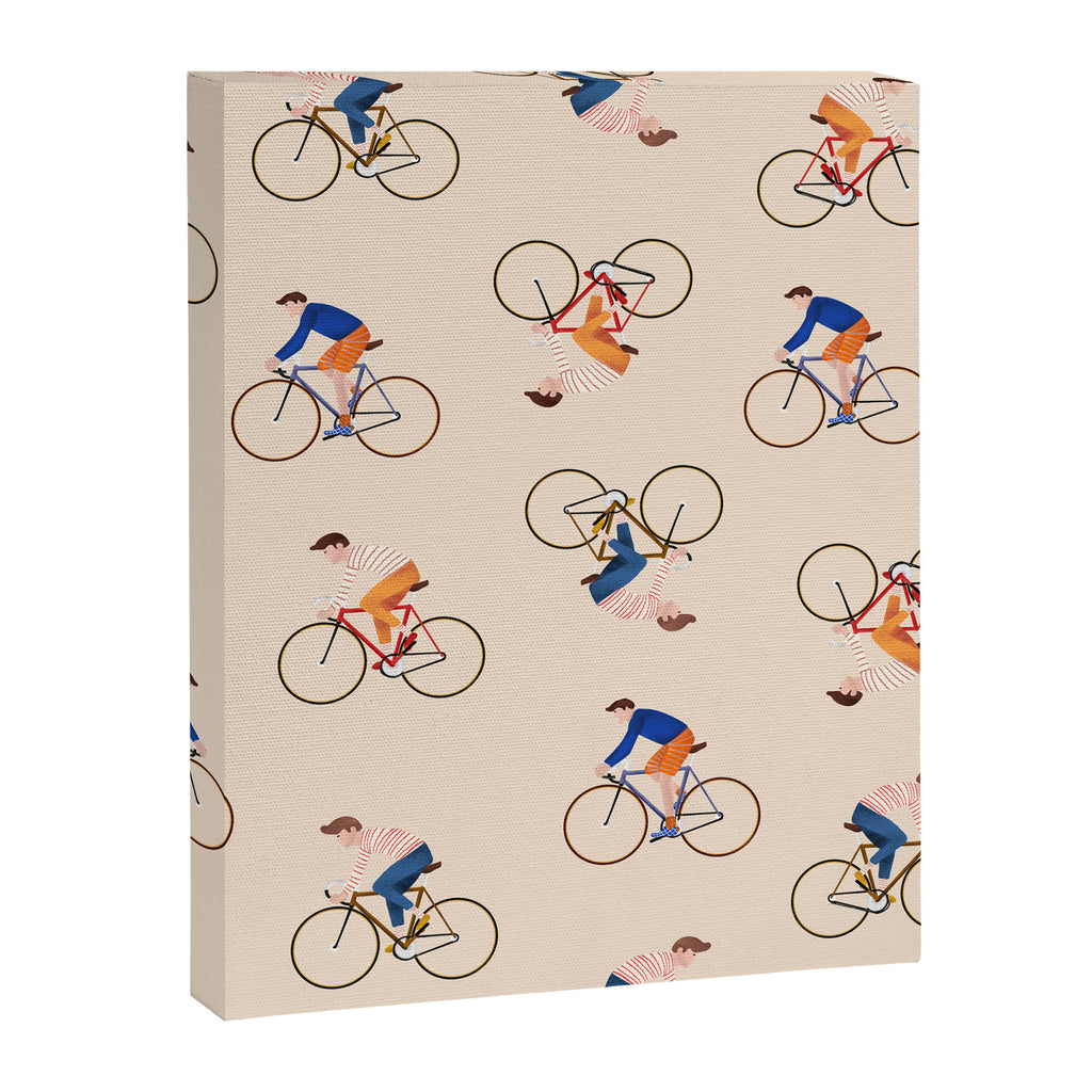 Bike Pattern Canvas Print Gallery Image 8