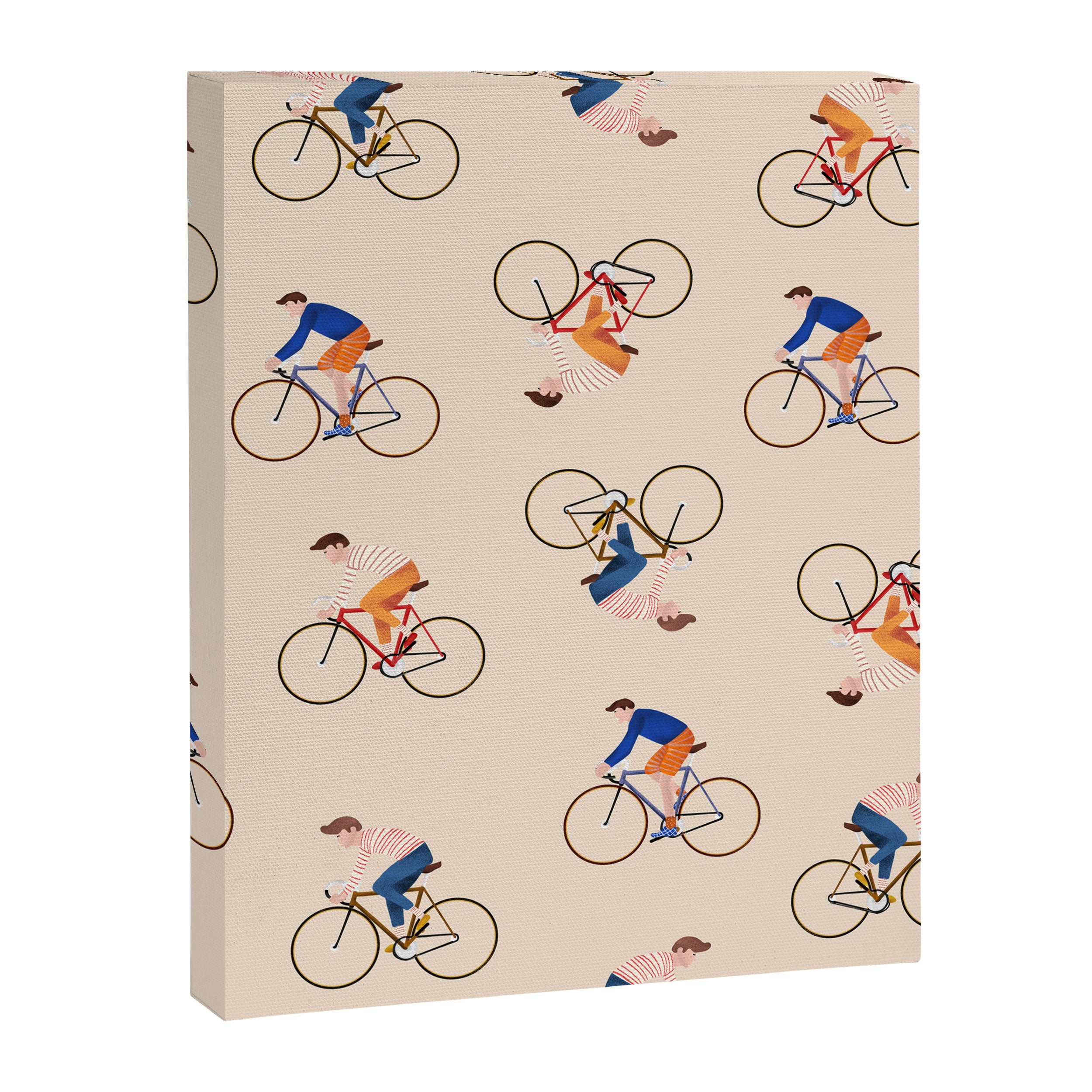 Bike Pattern Canvas Print Gallery Image 8