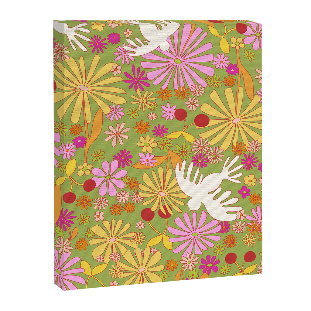 Birds & Flowers Canvas Print Gallery Image 6