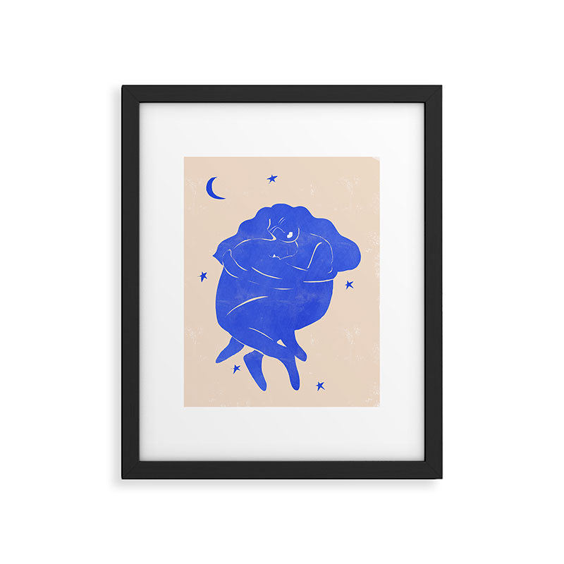 Blue Part II Framed Art Print Gallery Image 5