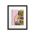 Bohemian stairs Framed Art Print Gallery Image 5