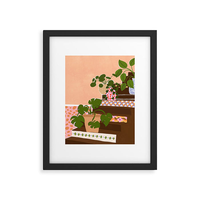 Bohemian Stairs Framed Art Print Gallery Image 1