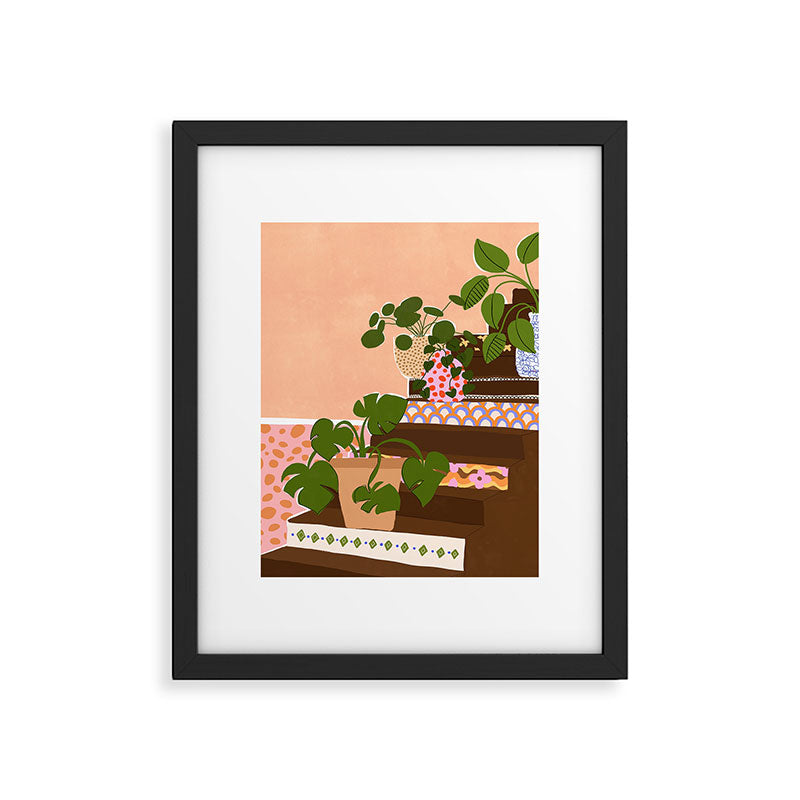 Bohemian Stairs Framed Art Print Gallery Image 5