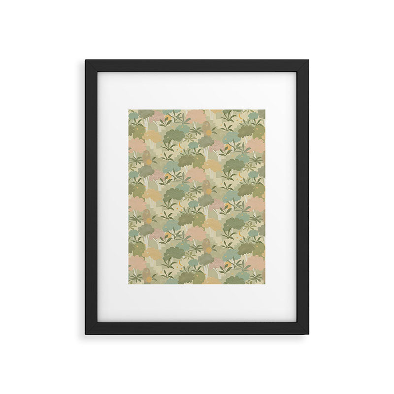 Bohemian Walk Green Framed Art Print Gallery Image 5