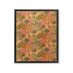 Bohemian Walk Orange Framed Canvas Print Gallery Image 6