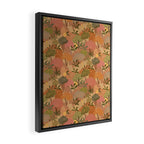 Bohemian Walk Orange Framed Canvas Print Gallery Image 2