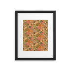 Bohemian Walk Orange Framed Art Print Gallery Image 5