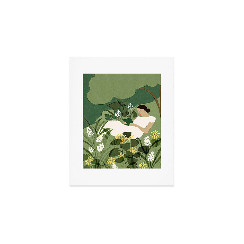 Books, Spring, Flowers Art Print Gallery Image 1