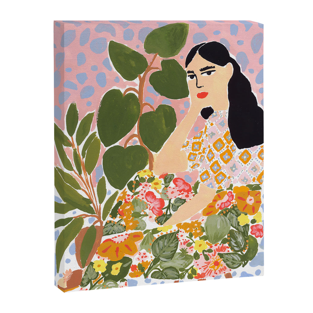 Botanical Lady Canvas Print Gallery Image 6