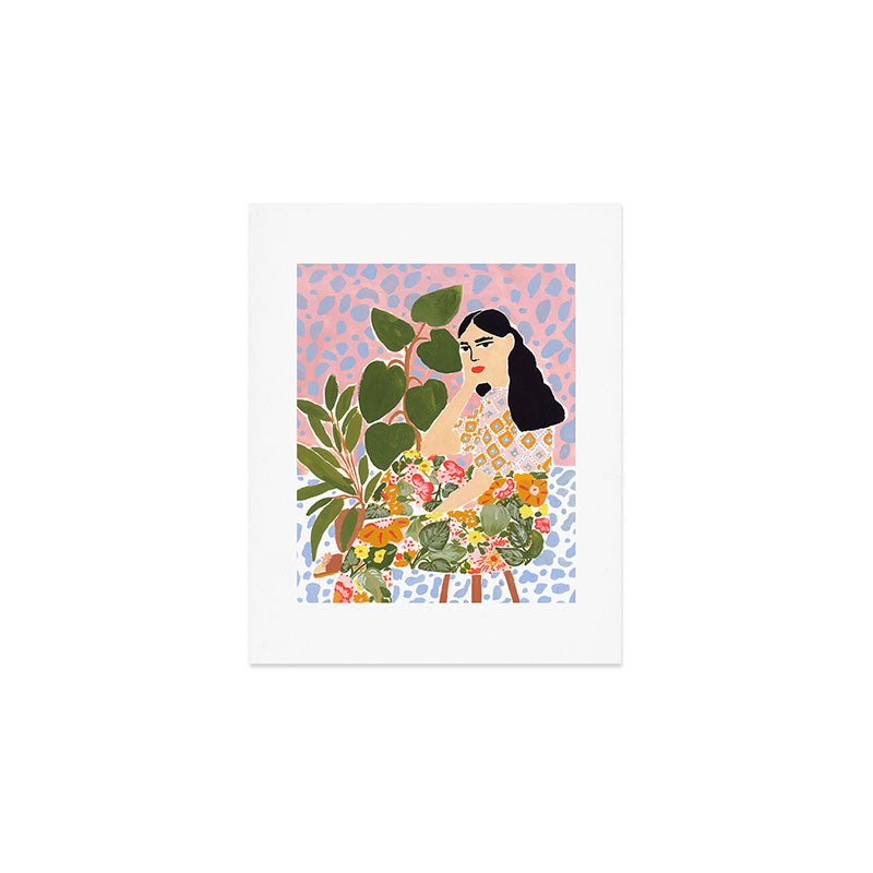 Botanical Lady Art Print Gallery Image 1