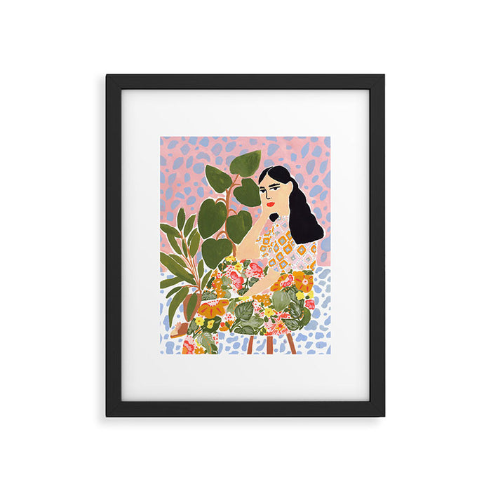 Botanical Lady Framed Art Print Gallery Image 1