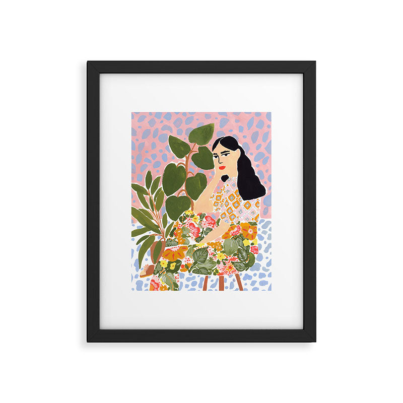 Botanical Lady Framed Art Print Gallery Image 5