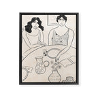 Breakfast in the 70s Framed Canvas Print Gallery Image 6