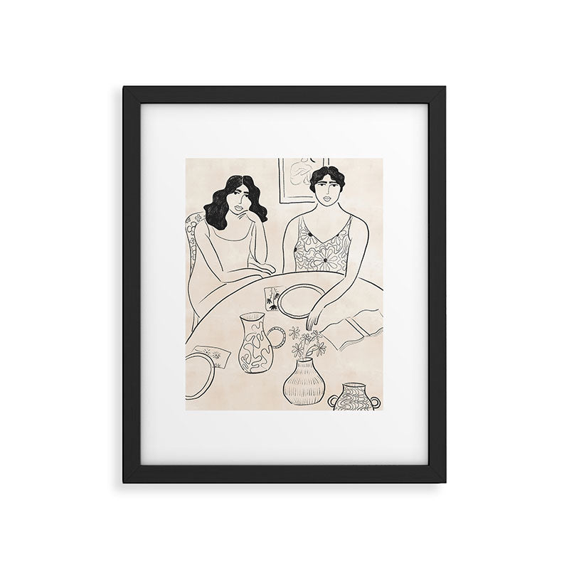 Breakfast in the 70s Framed Art Print Gallery Image 5