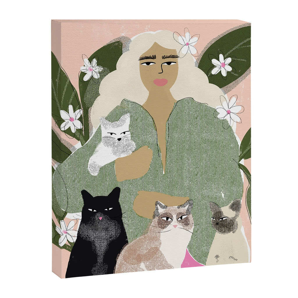 Cat Mom Canvas Print Gallery Image 6