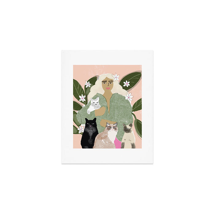 Cat Mom Art Print Gallery Image 1