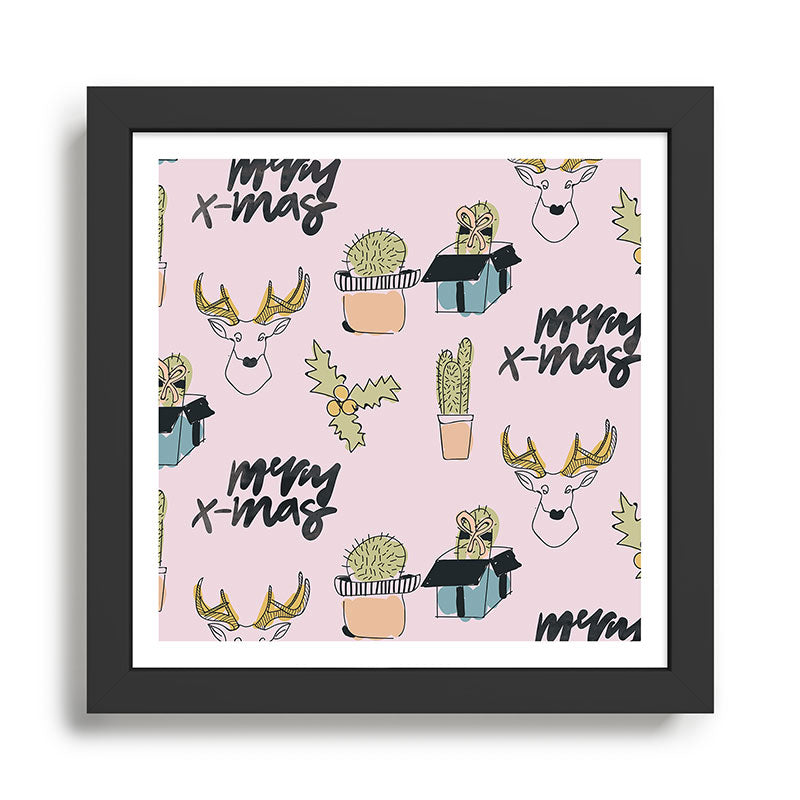 Christmas Cactus Framed Art Print Gallery Image 1