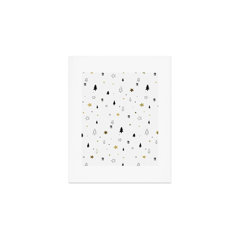 Christmas Pattern Art Print Gallery Image 1