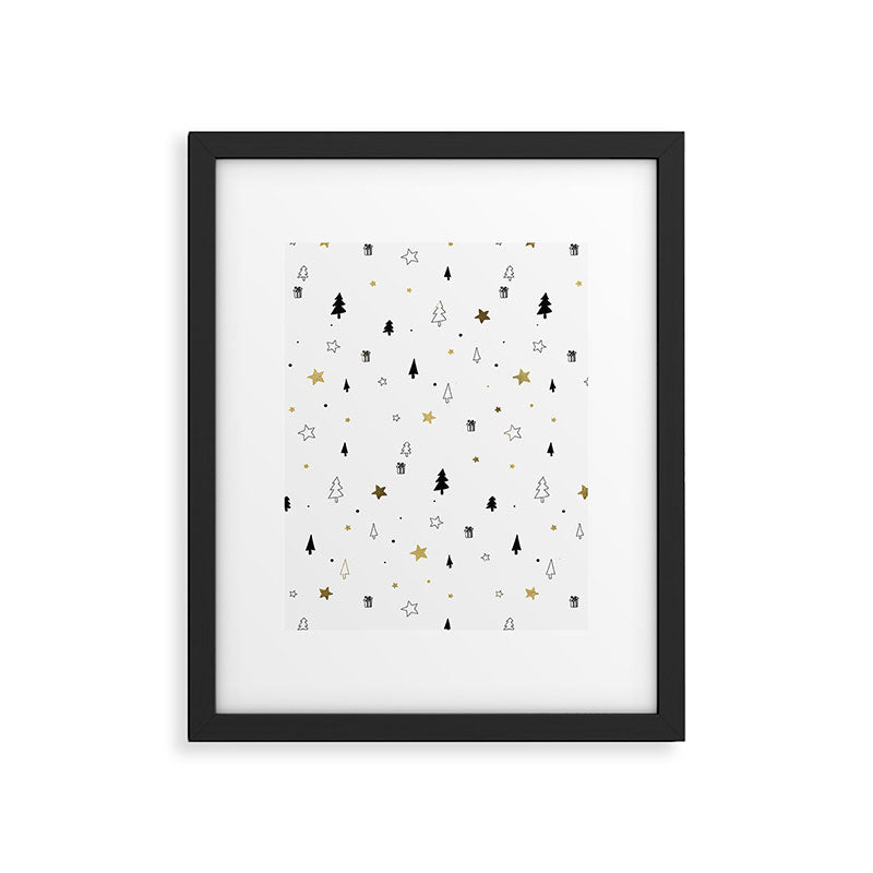 Christmas Pattern Framed Art Print Gallery Image 6